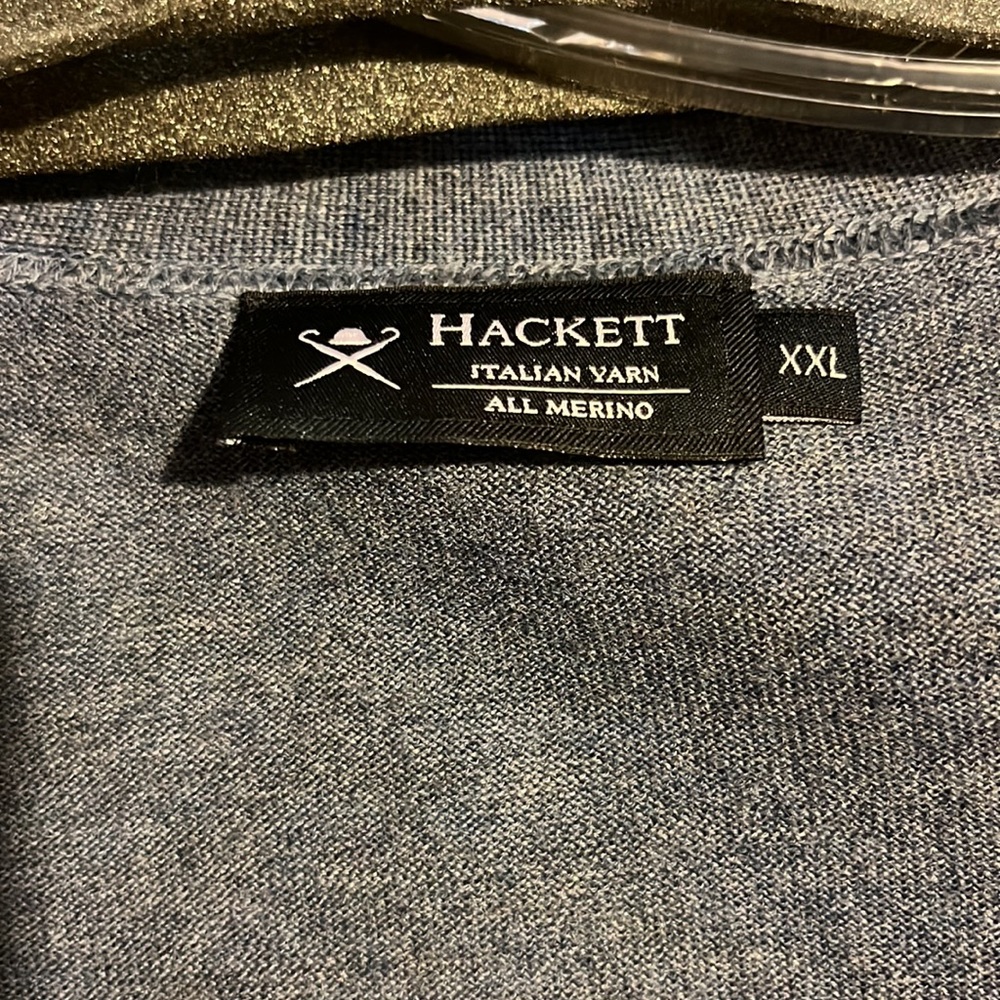 Hackett || wool cardigan sweater - Picture 3 of 4